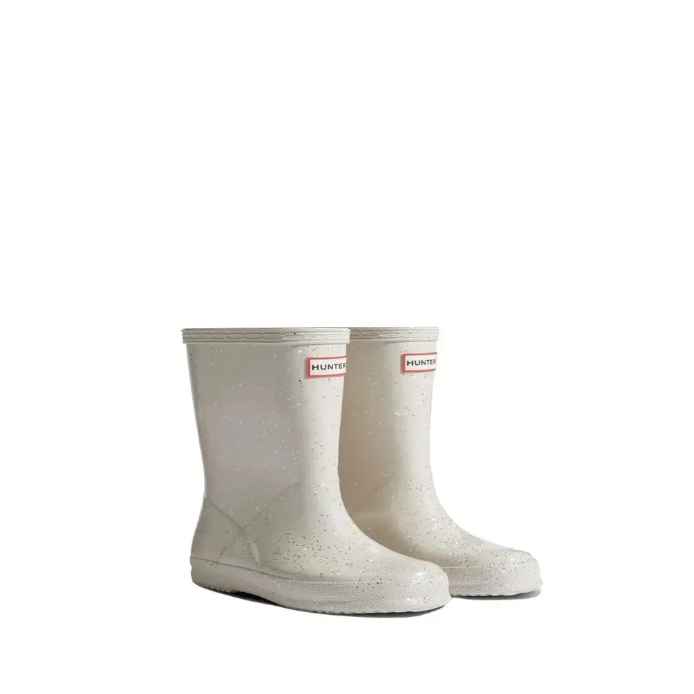 HUNTER KIDS ORIGINAL FIRST CLASSIC GIANT GLITTER WELLINGTON BOOTS - 6 TODDLER M